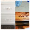 MUXSAM 4pcs 16 * 3cm Holz Skulptur Lang Corner Flourish