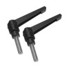 sourcing map 2pcs Clamping Lever Handles, M8 x 25mm 304