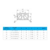 Tubeclo 12MM Twin Series Clamp, Polypropylene with Galv Plated Steel