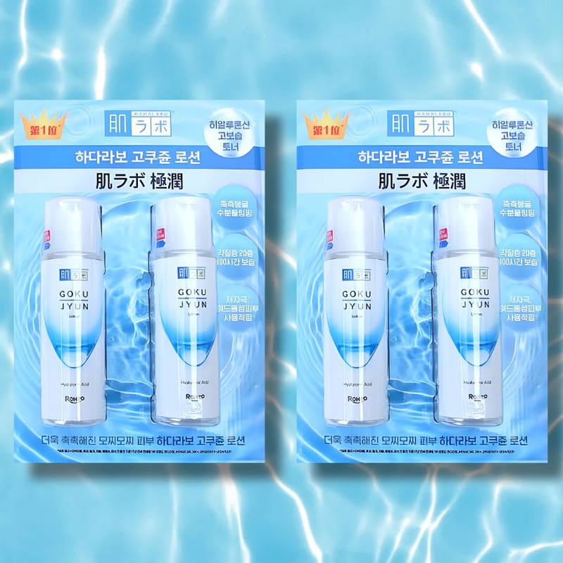 Hada Labo Gokujyun Lotion 340ml, 4 packs / 하다라보 고쿠쥰