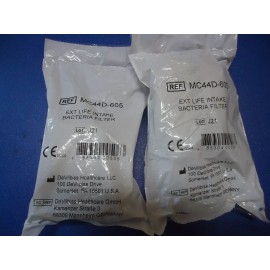 DeVilbiss 2-Pack, DeVilbiss MC44D-605 Extended Life Intake Bacteria Filter Rev 5 New