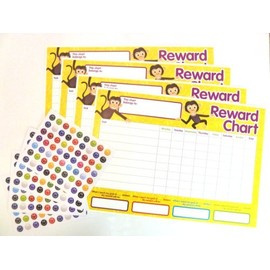 Children's Reward Charts to Reward Good Behaviour, Supplied with Extra Stickers! by Minilabel