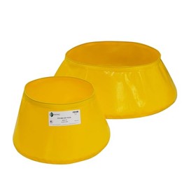 Enpac Prowler Pop-Up Pool, 20 Gallon, Yellow, Durable, Cold-Rated, Foldable, Teardrop Design, Lightweight