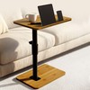 Couch Tray Table Adjustable Height/360 Swivel TV End Desk Sofa