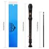 EASTROCK ABS Recorder Treble Soprano Recorder, C Key Recorder, German