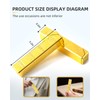 Gold Lighter with Cool Design, Refillable Butane Lighter, Portable &
