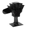 2 Blade Heat Powered Wood Fireplace Fan 1200RPM 25dB Low
