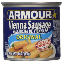 Armour Vienna Original Sausage, (Six) 4.75oz. Cans