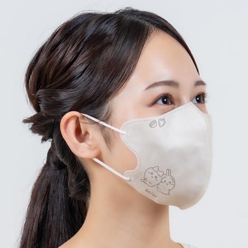Chiikawa 3D Charm Point Mask (Fruit) 20-Piece Box Mask