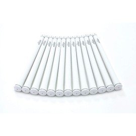 elitegrips SX38 Golf Grips, Set of 13, Silver White with Backline