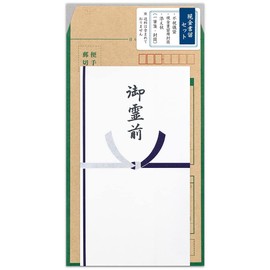 Enuby Co., Ltd. Cash Registered Set Goryozen | Okoda, Cover Letter (One Stroke Note, Envelope), Cash Registered Envelopes, Washi Paper
