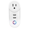 Giangarden 3 Outlet Wi-Fi Smart Plug, 10A, USB, Alexa, Google