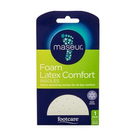 McPherson's Maseur Footcare Foam Latex Comfort Insoles