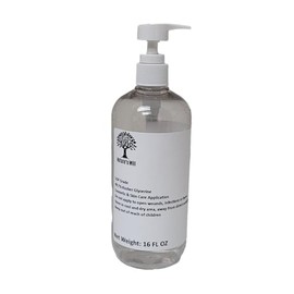 Nature's Will Glicerina pura/glicerina USP, grado FCC para cosméticos, humectante natural y limpiador para piel, cabello, manualidades, aceite base de
