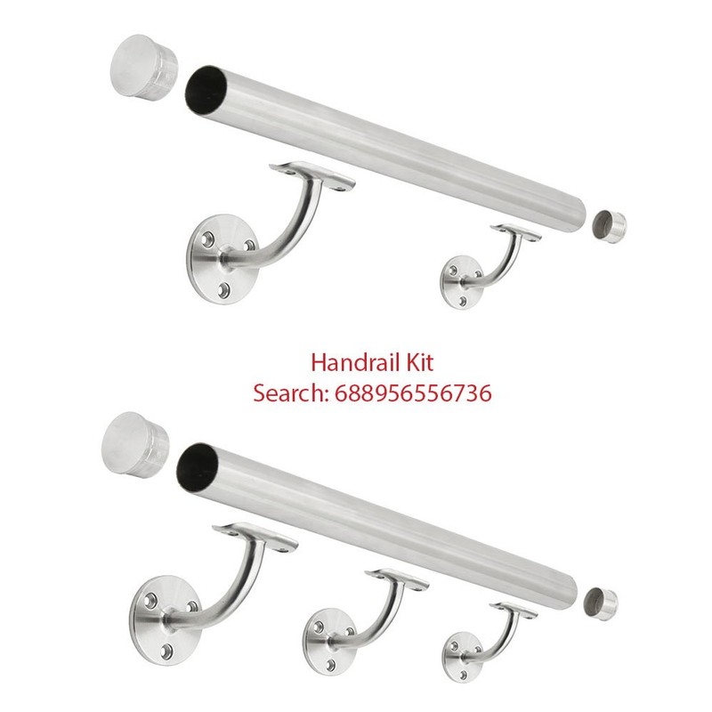 Stainless Steel 316 Grade Wall Mount Handrail Bracket for Round