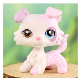 diylpshome custom miniature cat and dog figure pack collie cat cutie pets kids gift:_vanilla collie
