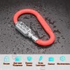 Combination Carabiner Clips,V-Resourcing Resettable 3 Dial Digit Combination Lock Carabiner