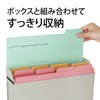 PLUS FL-064IF Cut Folder, Recycled Paper, 4 Stacks, A4-E, 3