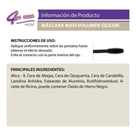 Kit 12 Pzs. Rimel Mascara Pestañas Prosa 4 En 1 Maxi-volumen