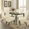 Leorate XL Size Chair Covers Stretch Polyester Chair Slipcover Dining