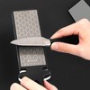 Knife Sharpener Multifunctional Diamond Dual Sided 400 1000 Grit Scissors