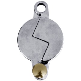 NU-SET Water Faucet Lock - Key Lock, Chrome, Rubber Material, Fits 3/4-Inch Garden Hose Bib