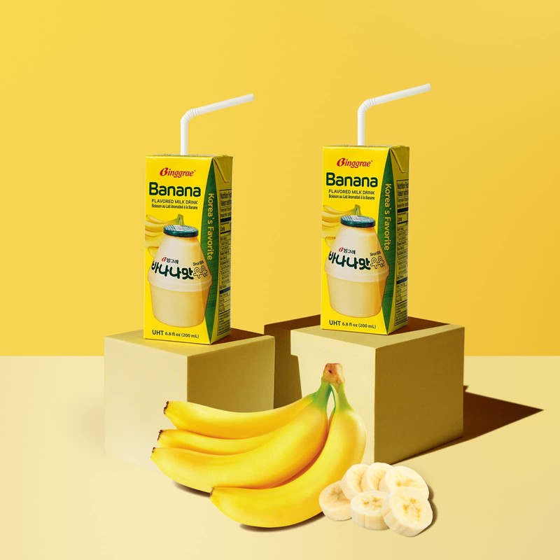 Binggrae Banana Flavored Milk Drink – Sweet and Creamy Korean