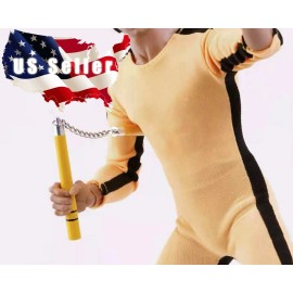 ZY TOYS 1/6 scale Ip Man Yellow Nunchaku Model For 12" PHICEN Hot Toys Figure USA