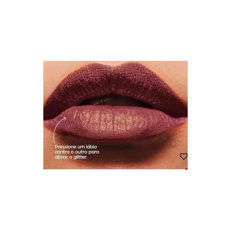 Labial Liquido Power Stay Russet Shock Matte Glitter Effect
