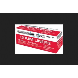 Petoskey Plastics Fg-p9934-10a Steelcoat Drum Liner, Clear, 2 Mil