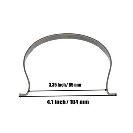 Mcredy Metal Teapot Handle,Bronze External Buckle Teapot Handle Replacement for Ceramic Pot,Pottery Tea Pots,Kettle Replacement Handle