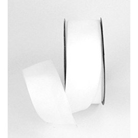Revogue Wired White Ribbon 1 1/2" or #9-15 Yards