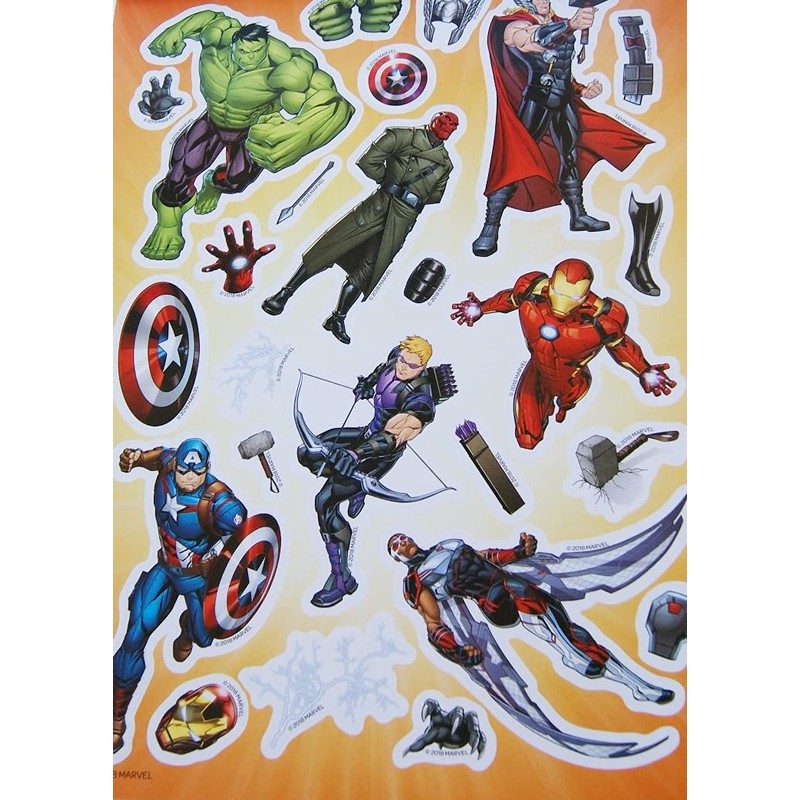 Bendon Create-A-Face Sticker Pad (Avengers)
