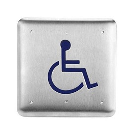 BEA 10PBSLL 4.75" Square Push Plate (Logo Only)