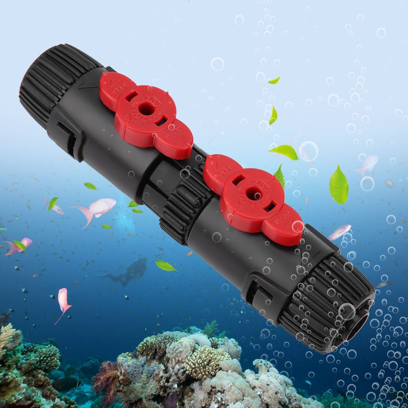 Aquarium Fish Tank Hose Pipe Quick Release Connector Water Flow
