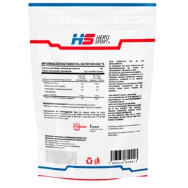 Hero Sport Creatina Monohidratada Creapure® 600g. 100% Pura y Natural. Solo 1 Ingrediente Creatina Premium Alemana Creapure®, Sin Azúcar, 120 porciones por Envase, 5g por porción, Incluye Scoop. Vegana, Safe Use. Pure. Proven. Perfect.