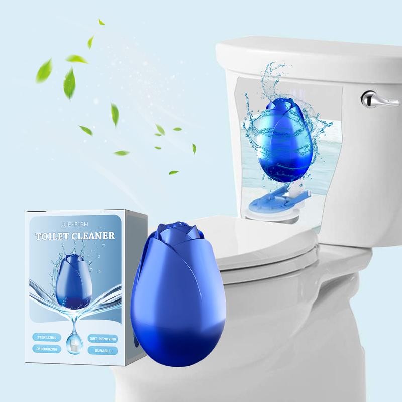 Jue-Fish Automatic Toilet Bowl Cleaner,Crazy Clean Toilet Bowl Cleaner with