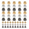 AUEAR, 30 Pack Screw Back Stud Purse Feet Metal Studs