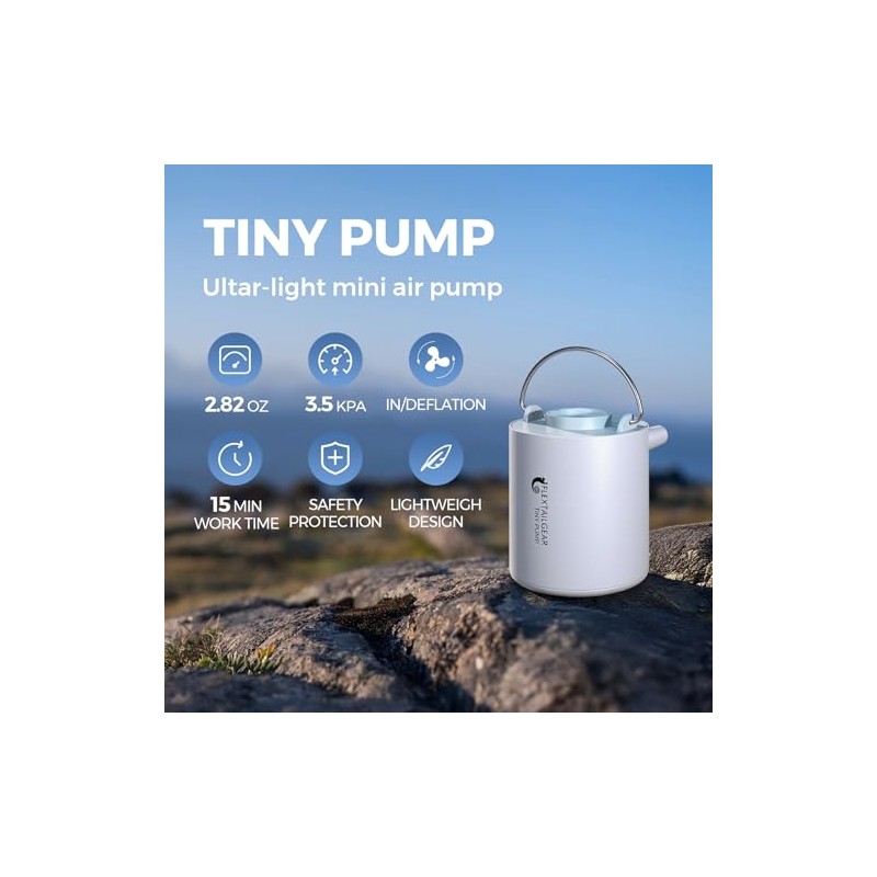 FLEXTAILGEAR Portable Electric Air Pump for Inflatables