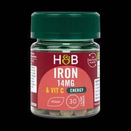 Holland & Barrett IJzer Fumaraat + Vitamine C 14mg + 80mg
