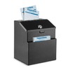 Flexzion Suggestion Box with Lock Wall Mounted Multi-Purpose Donation Ballot