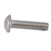 100Pcs Button Head Socket Caps Screws M4 Galvanized Steel for