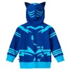 PJ Masks Boys' Toddler Gekko and Catboy Hoodie, Blue Long