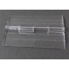 Pack of 3 Transparent Clear Plastic Acrylic 64mm Continuous Piano