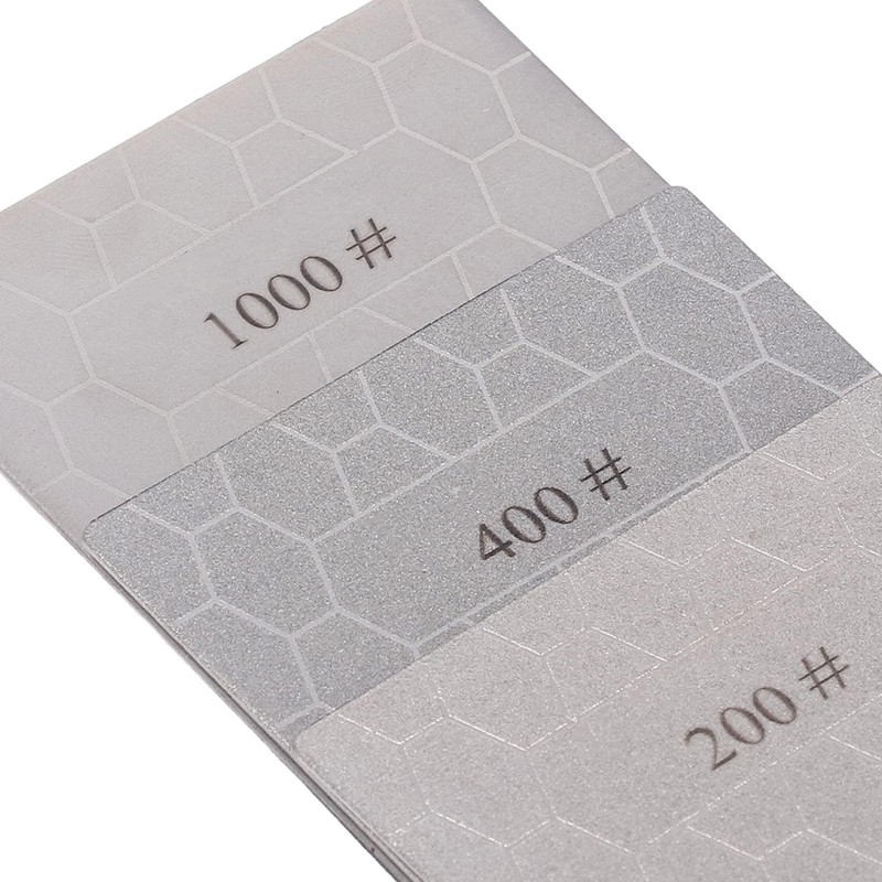 3PCS Sharpening Stone with Non Slip Base 200 400 1000