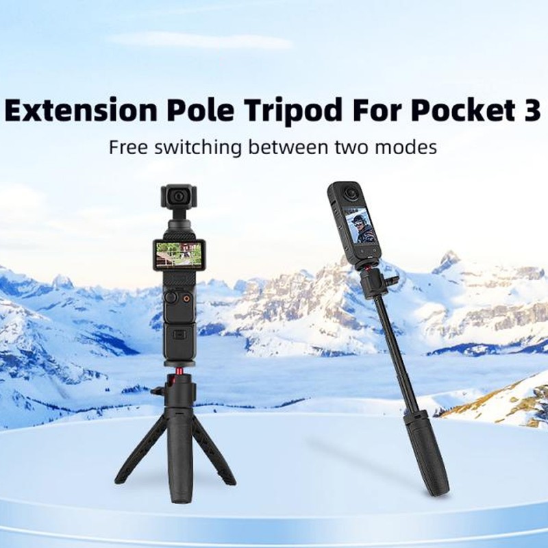Desktop Camera Tripod Cell Phone Selfie Stick Aluminum Alloy Extendable