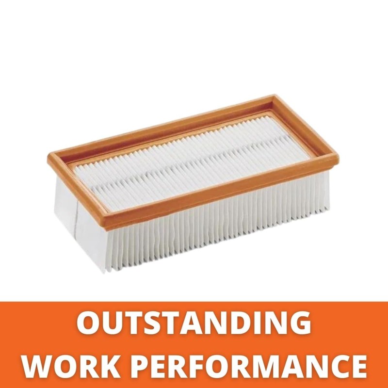 Fein Flat Pleated Dust Extractor - Fits Turbo I and