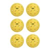 OZO Pickleball - Set of 6 Outdoor Balls, 40 holes,