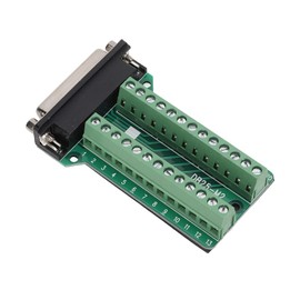 Xingdianfu D-SUB 25Pin DB25-M2 Female Breakout to PCB Terminals Connectors