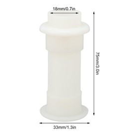 Boat Hull Drain Pipe Boat Drain Tube 18mm Nylon Plastic Marine Hull Drain Pipe Easy Installation for Yacht Ships with Efficient Water Discharge